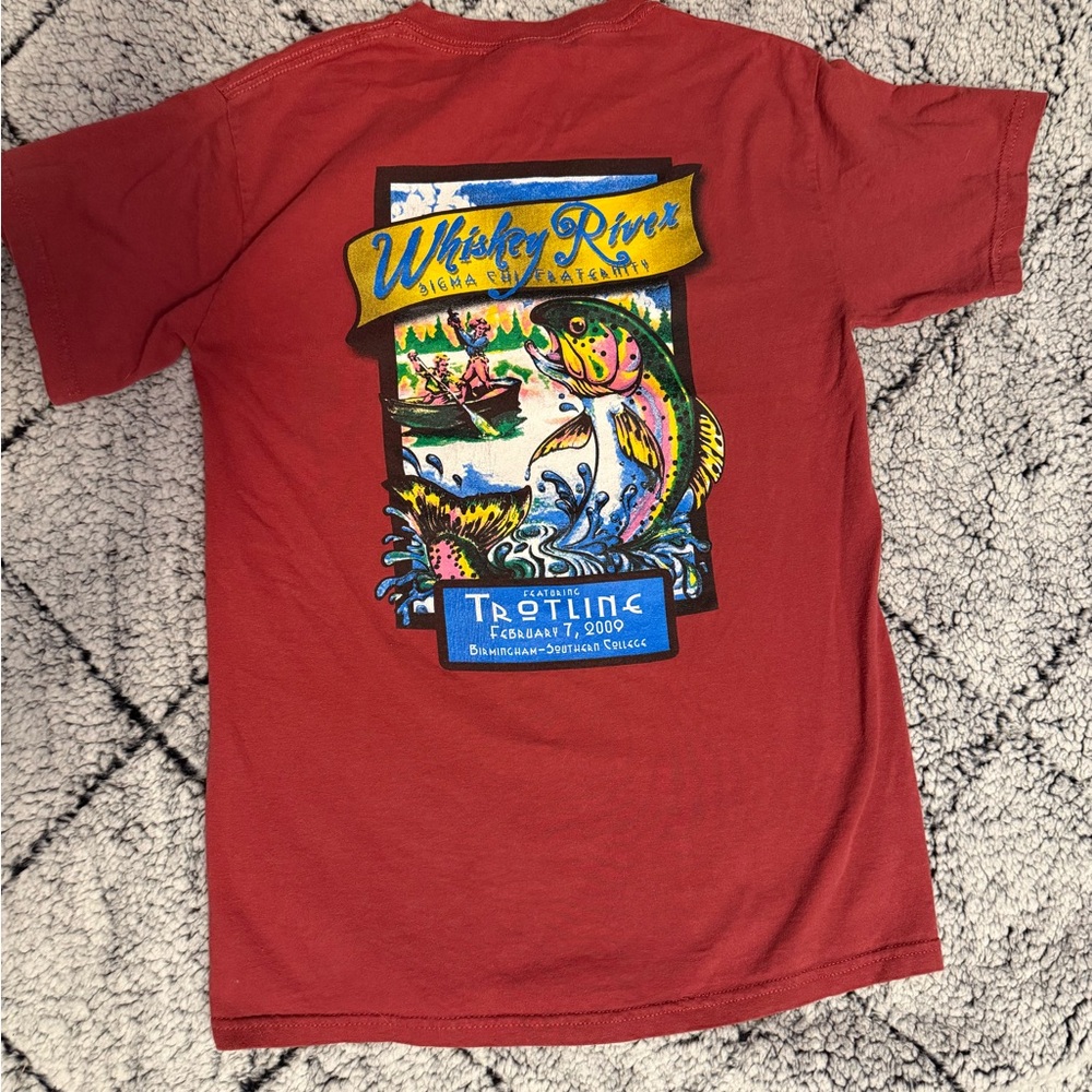 whiskey rivers 2009 tee with beautiful backpiece